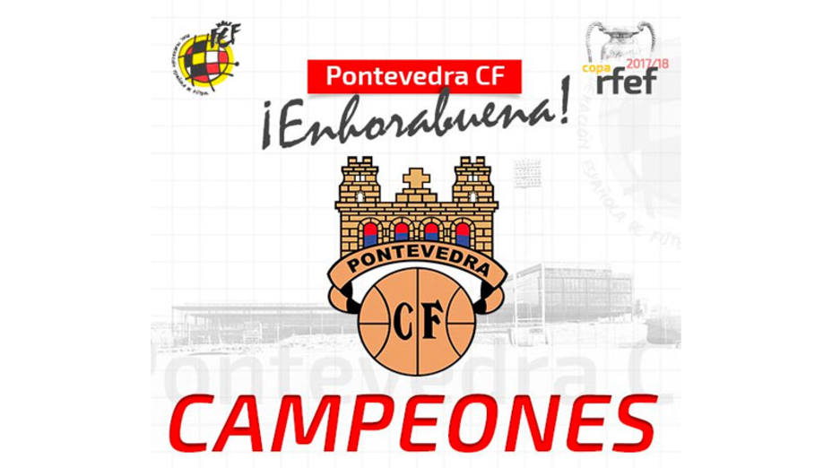 El Pontevedra, campeón de la Copa RFEF