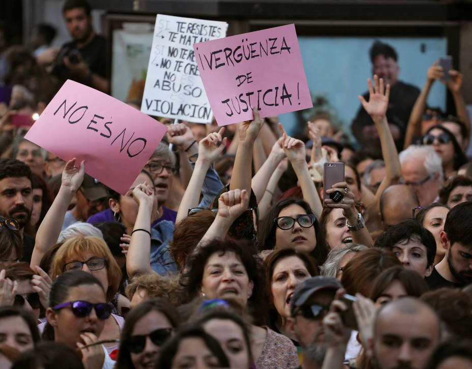 Protestas en las calles de toda España por la sentencia contra La Manada
