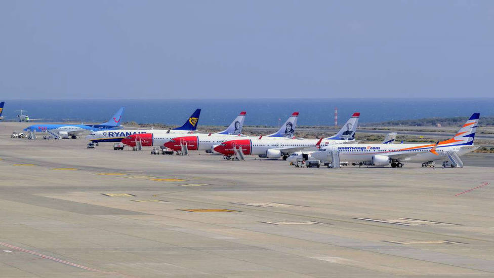 Siete Boeing 737 MAX retenidos en Canarias tras el veto de la UE