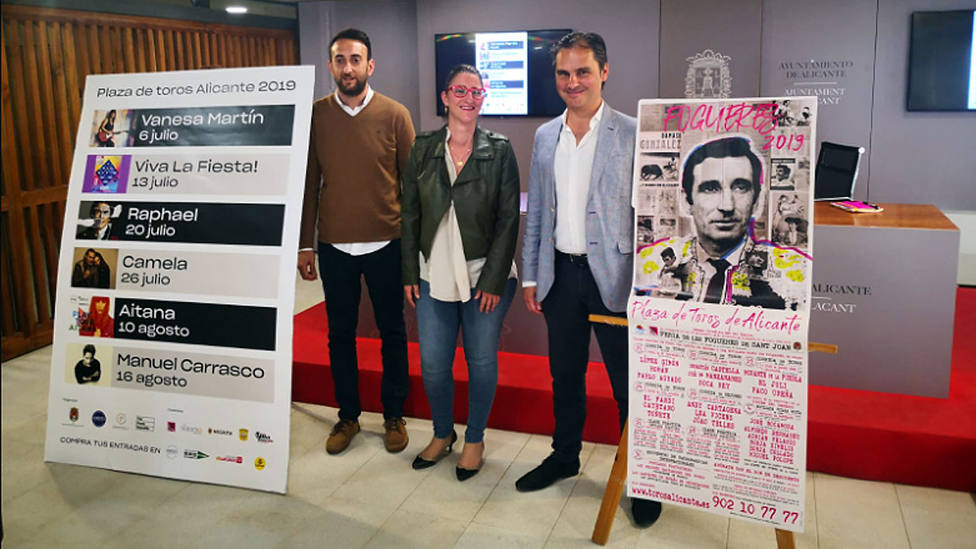 Acto de presentación de los carteles de la feria taurina de Hogueras de Alicante