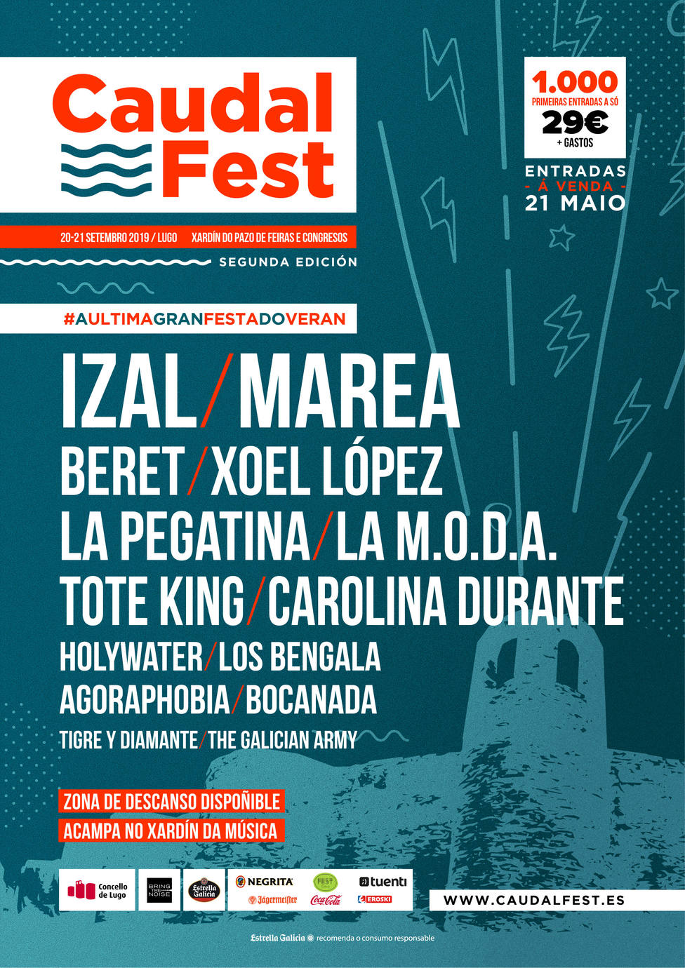 El ‘Caudal Fest’ pone mañana a la venta las 1.000 primeras entradas a 29 euros