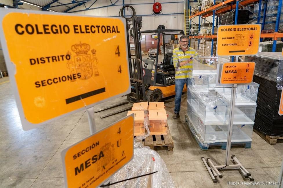 600 Urnas y 95 edificios electorales en Cartagena para este domingo