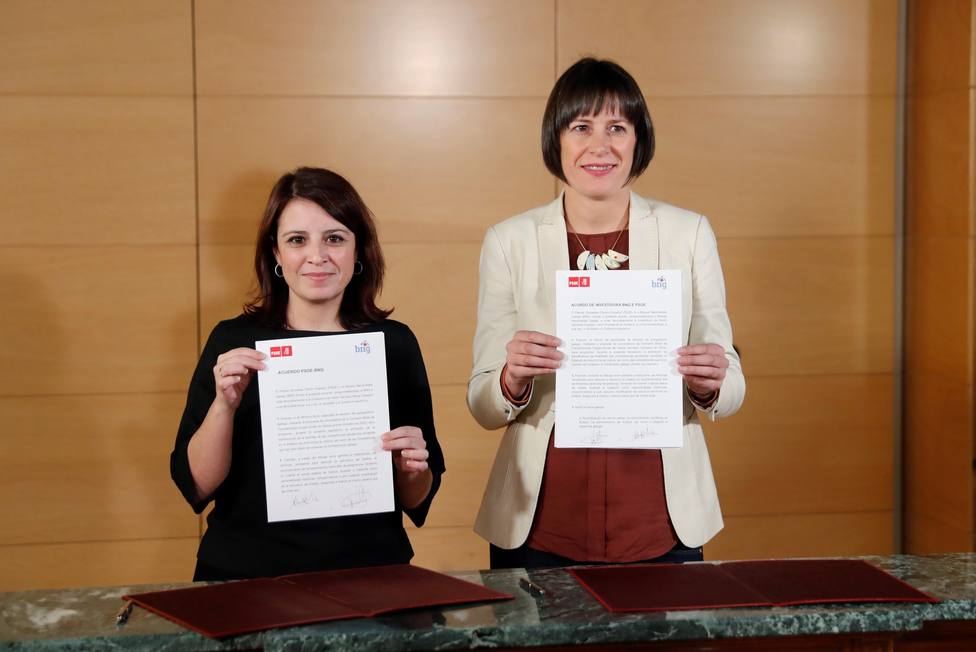 El acuerdo PSOE-BNG contempla el reconocimiento del sentimiento nacional gallego