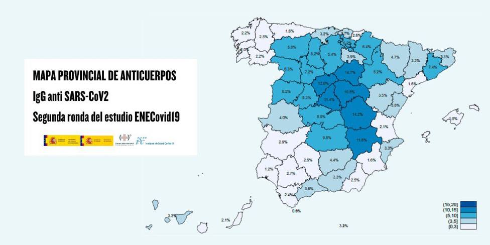 Mapa seroprevalencia España