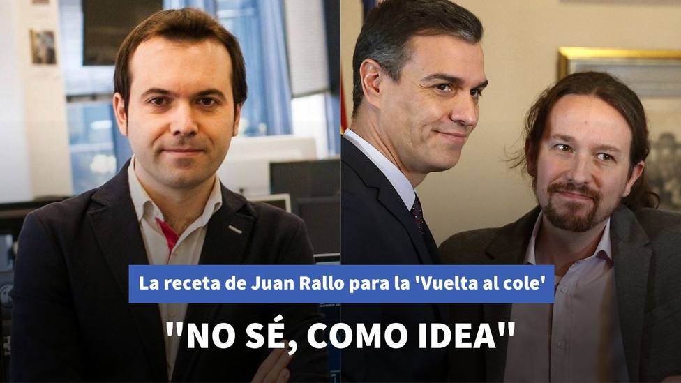 La solución de Juan Ramón Rallo al dilema del Gobierno con el curso escolar: No sé, como idea