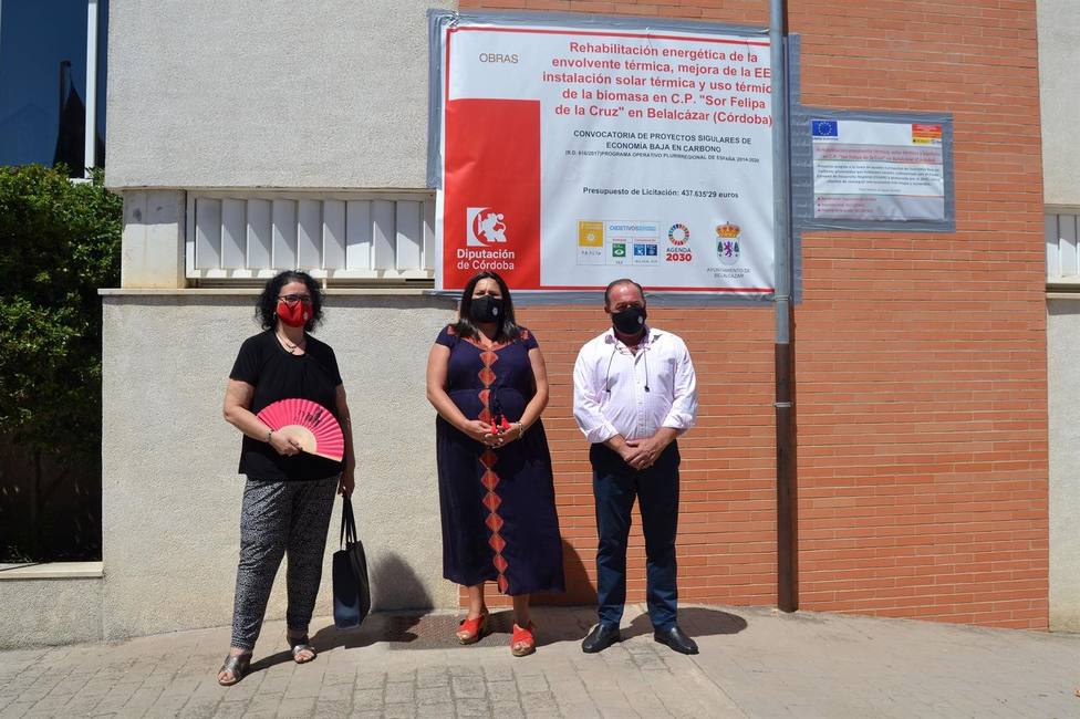 Belalcázar renueva las instalaciones para uso térmico de biomasa en el CEIP Sor Felipa de la Cruz