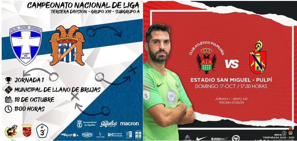 Águilas FC y Atlético Pulpileño arrancan la temporada con la obigación de sumar de tres
