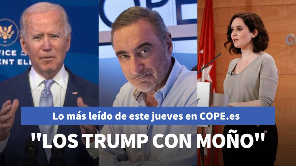 La comparación de Herrera que apunta a Podemos: Trump con moño, entre lo más leído del jueves