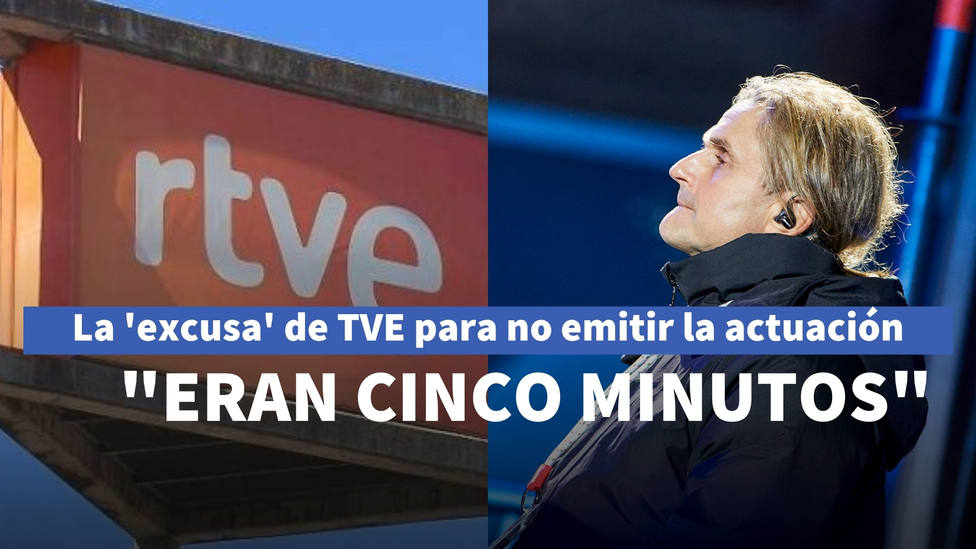 La excusa de TVE para no emitir la actuación de Nacho Cano en Nochevieja: Eran cinco minutos