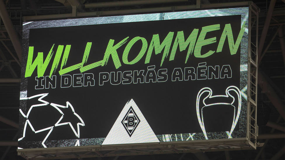 Imagen del videomarcador del Puskas Arena. CORDONPRESS