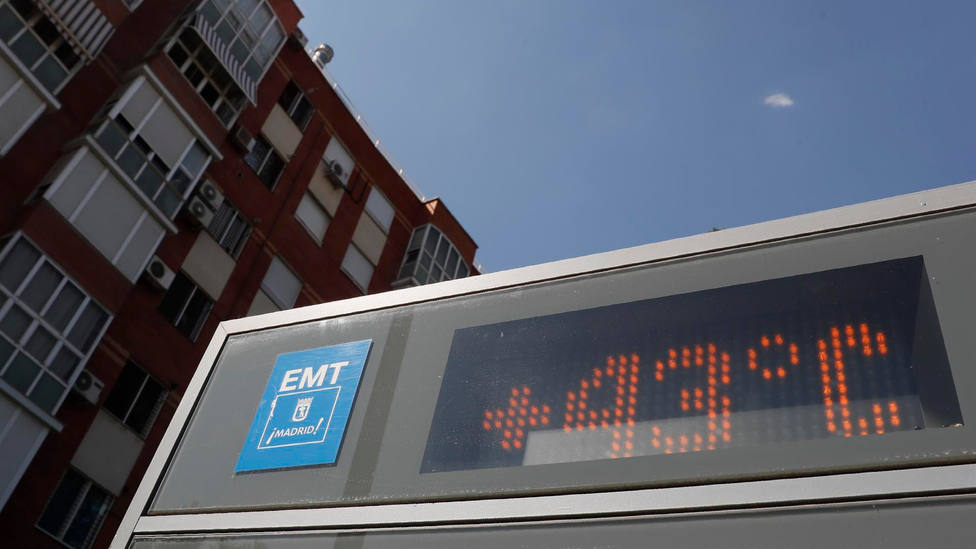Altas temperaturas alcanzadas en Madrid