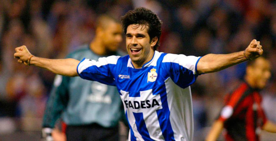 Valerón militó durante 13 temporadas en el Deportivo de La Coruña. Reuters.