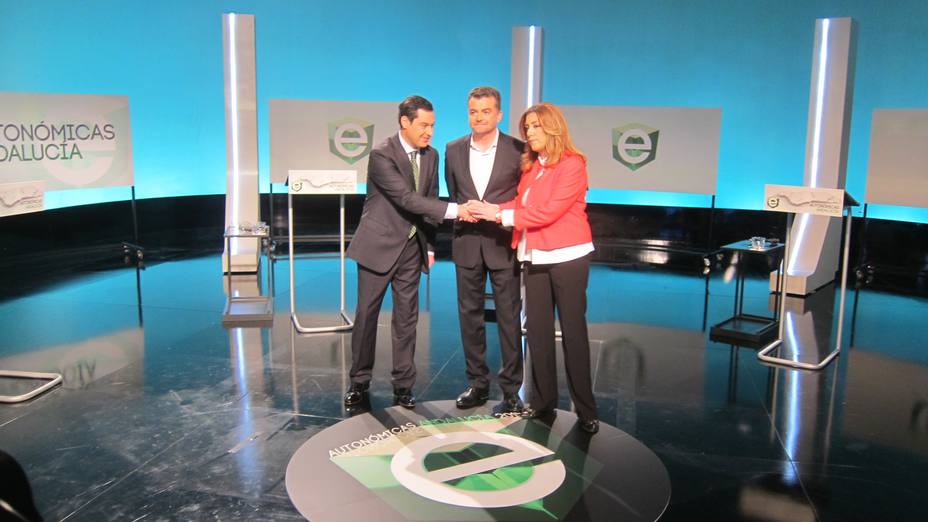 2D.- TVE propone un debate a cuatro y un cara a cara de Susana Díaz con Moreno, Rodríguez y Marín durante la campaña