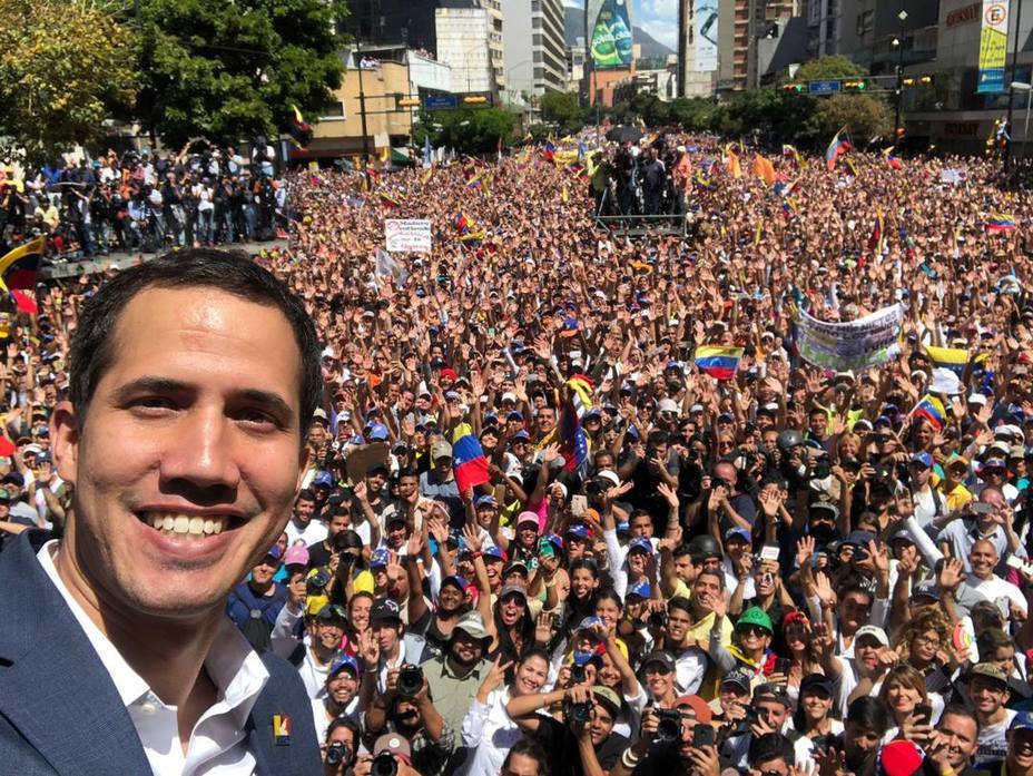 Guaidó marca el 23 de febrero como fecha clave contra Maduro