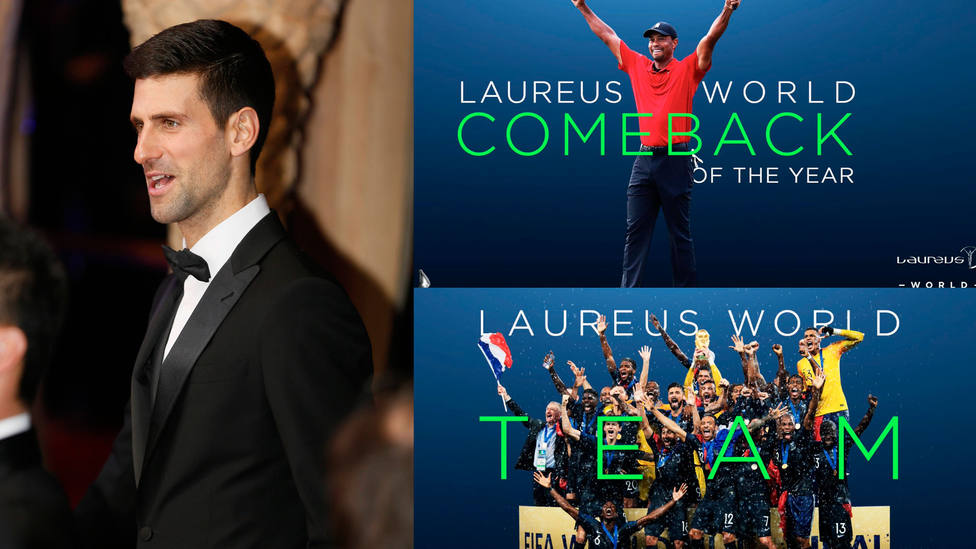 Djokovic, Woods o Francia, entre los Premios Laureus 2019