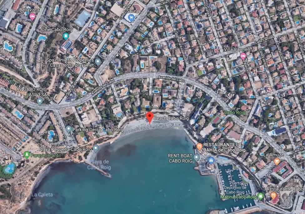 Muere el niño de tres años rescatado el lunes con signos de ahogamiento en la playa de Cabo Roig de Orihuela (Alicante)