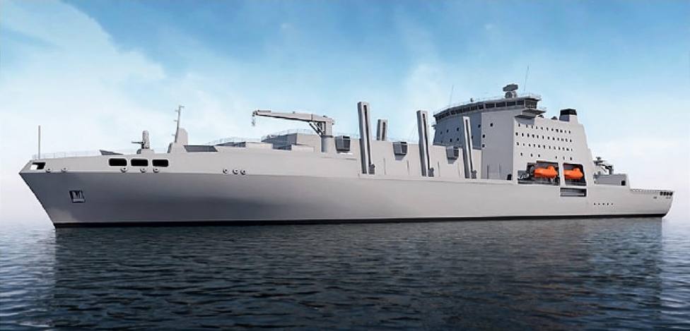 Rereación virtual de tipo de buque que licita la Royal Navy