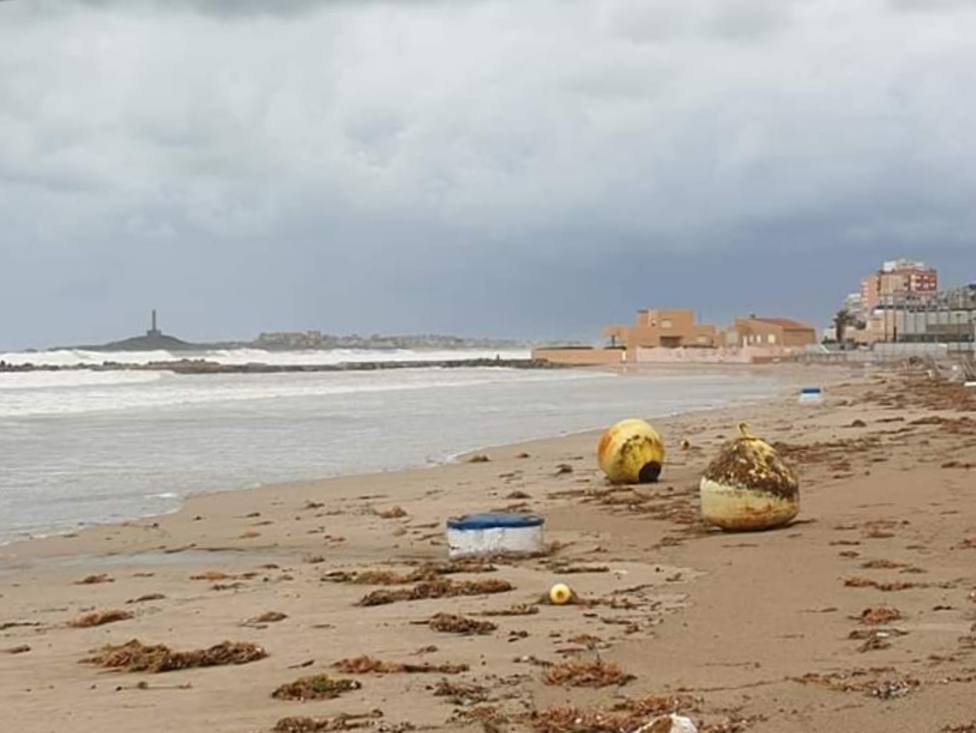 La boya de Cabo de Palos registra olas históricas en el litoral de Cartagena