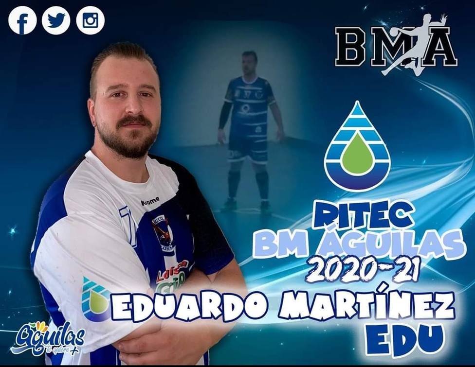 Eduardo Martínez vuelve al Club Balonmano Águilas
