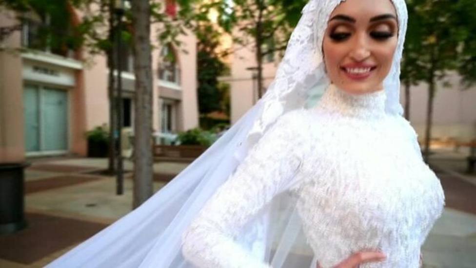 La explosión de Beirut arruinó la boda de esta pareja