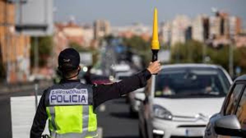 Control policial en Madrid
