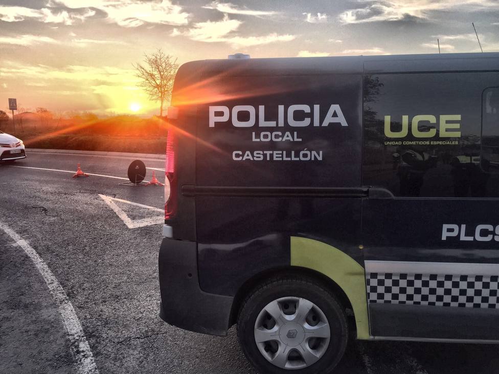 Control policial en Castellón