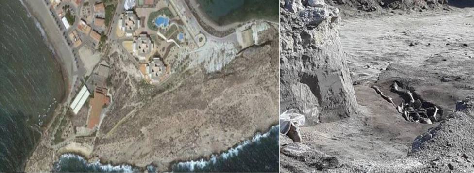 Documentan doce enterramientos andalusíes junto a playa de Levante de Águilas