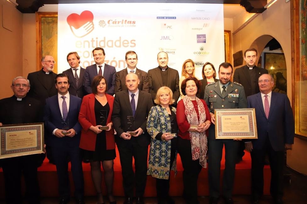 Bodegas Mezquita, Moma Telecomunicaciones, Mercadona y Esalfe, Premios con Corazón 2021 de Cáritas