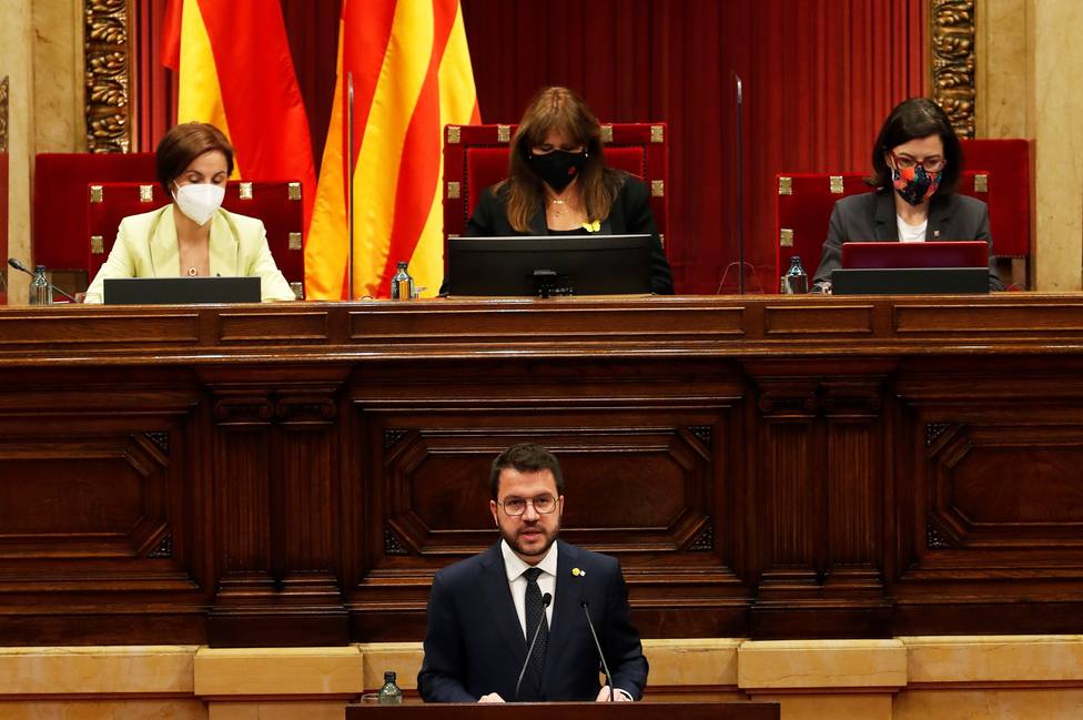 Aragonès insiste en su investidura en avanzar hacia una Generalitat republicana