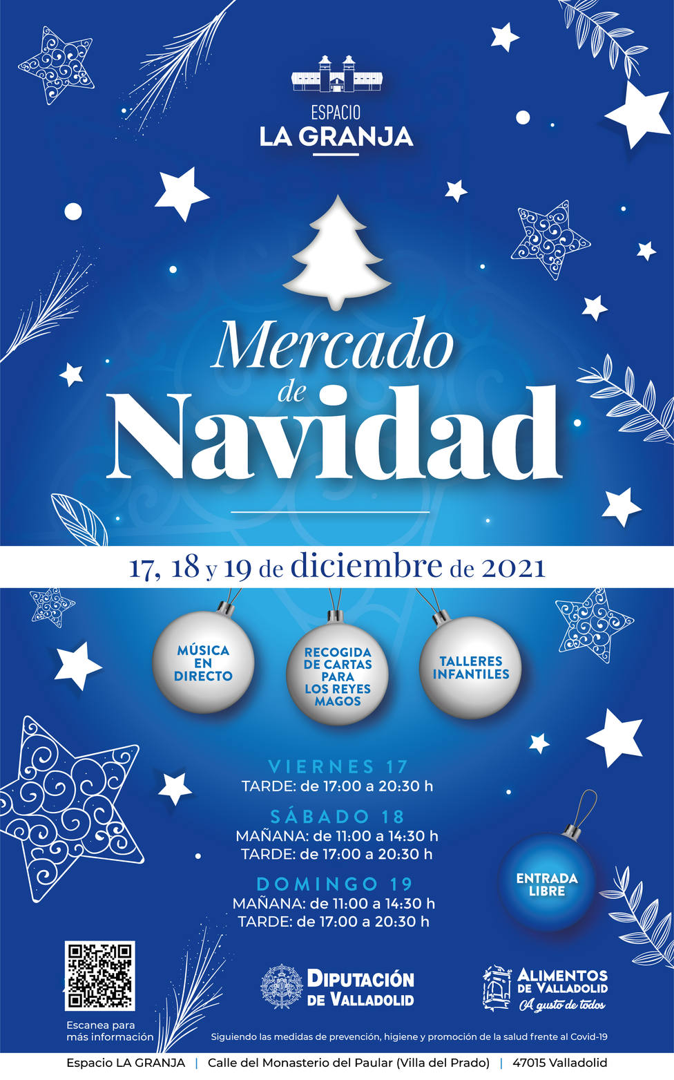 El I Mercado de Navidad de Alimentos de Valladolid se celebrará del 17 al 19