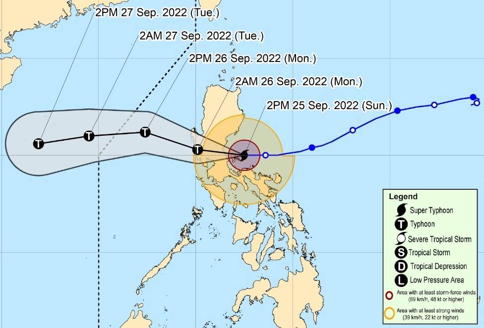 El supertifón Noru se dirige hacia Manila con vientos de más de 185 kilómetros por hora
