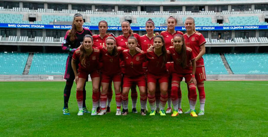 España volvió a golear y le endosó un 7-0 a Azerbaiyán. Foto: Sefutbol