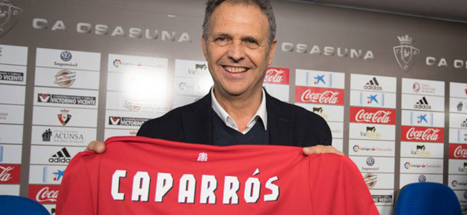 Joaquín Caparrós, nuevo entrenador de Osasuna (FOTO: CA Osasuna)