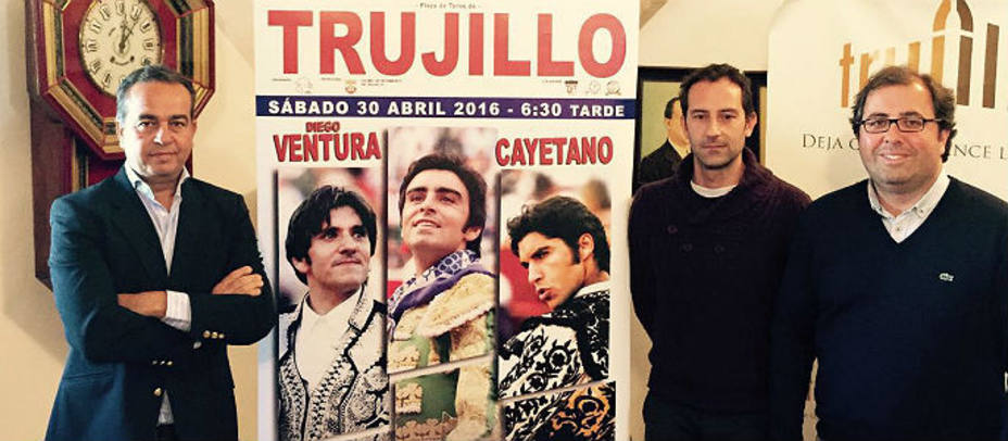 Acto de presentación del cartel de la Feria del Queso de Trujillo. MAR TOROS