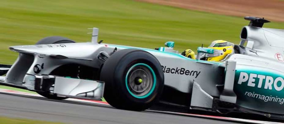 Nico Rosberg ha dominado los último entrenamientos libres en Silverstone (Reuters)