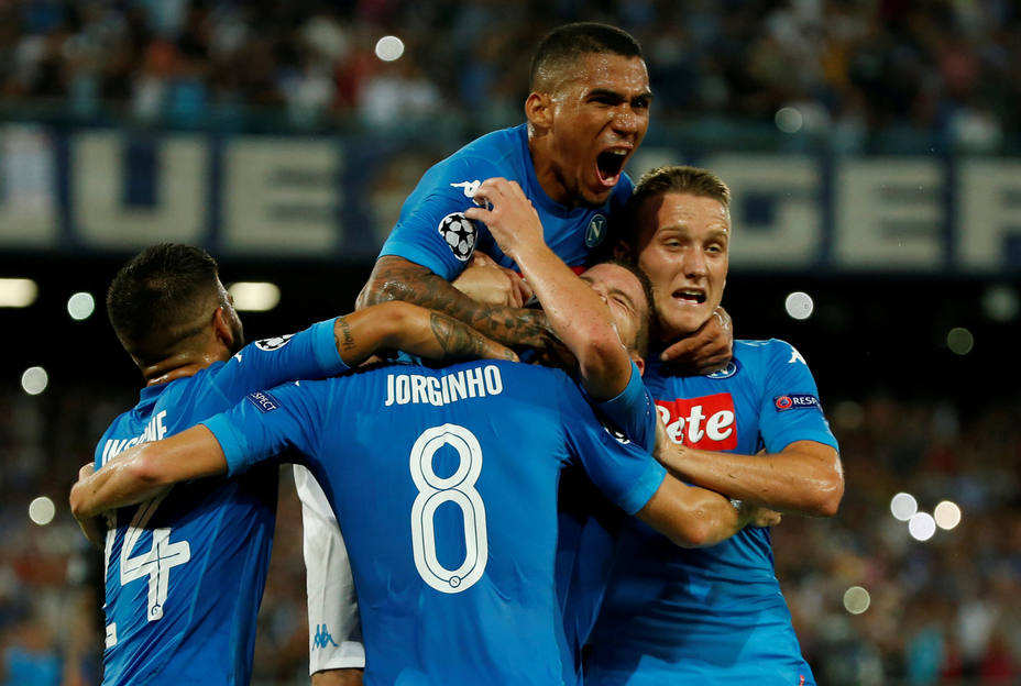 Champions League - Napoli vs Nice - Qualifying Play-Off First Leg