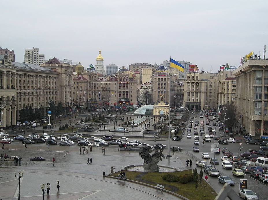 El centro de Kiev. Wikipedia