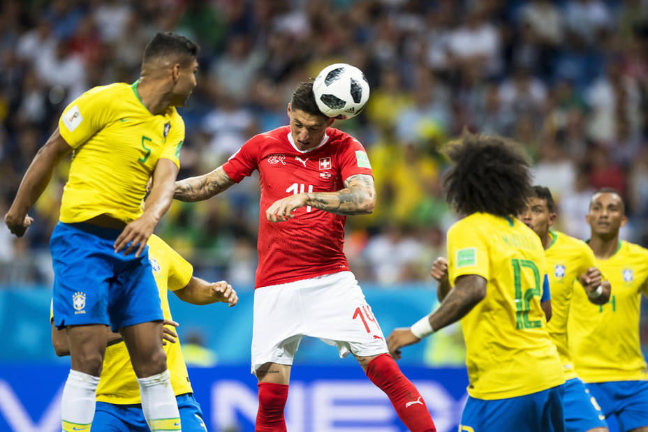 Gol Suiza 1-1 Brasil