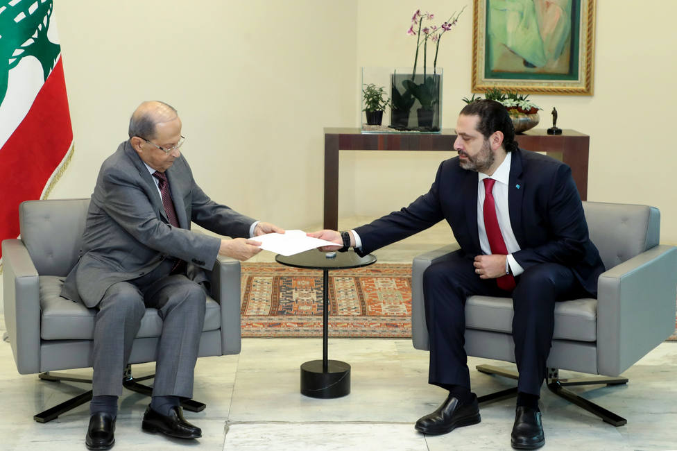 El presidente de Líbano dice que Hariri tiene dudas sobre ser nuevamente primer ministro del país