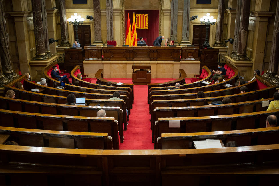 El Parlament catalán recurre a la actividad telemática tras el postivo de Elena Fort