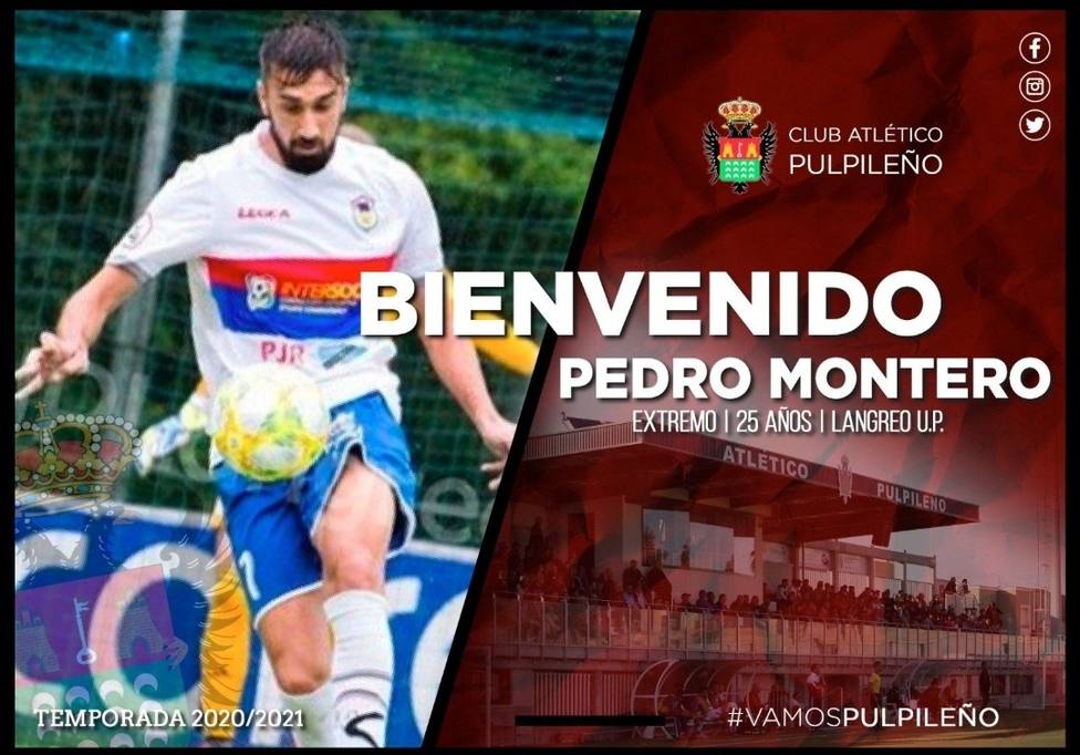 Pedro Montero, ficha en el Atlético Pulpileño