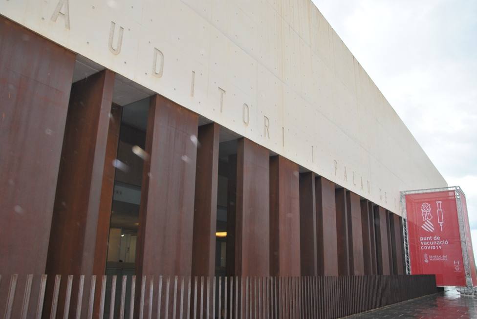 El Auditorio de Castellón abre sus puertas como centro de vacunación masiva