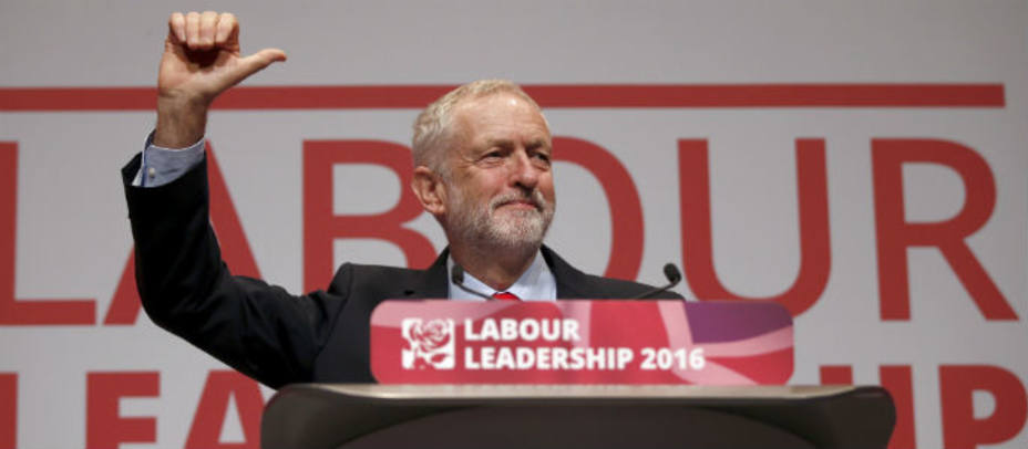 Jeremy Corbyn, reelegido líder Laborista