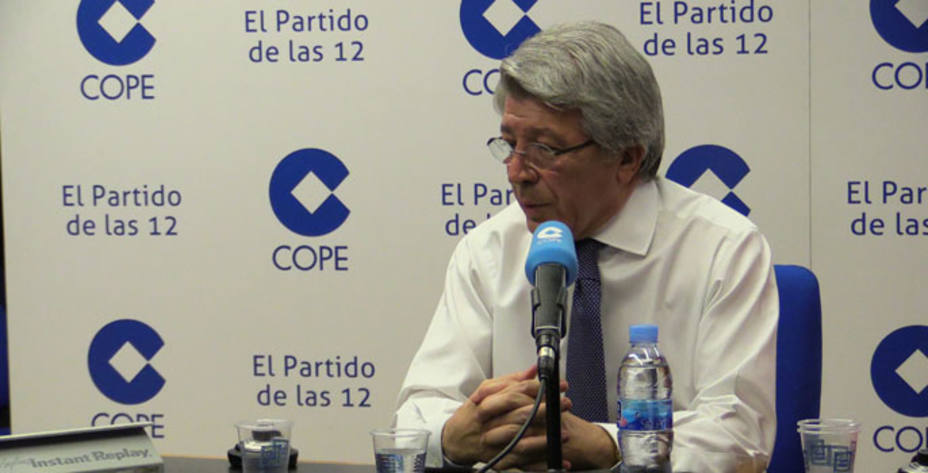 Enrique Cerezo repasó la actualidad del Atlético en los micrófonos de COPE.