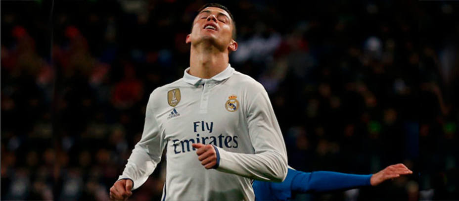 Cristiano Ronaldo, durante el partido del pasado sábado. REUTERS