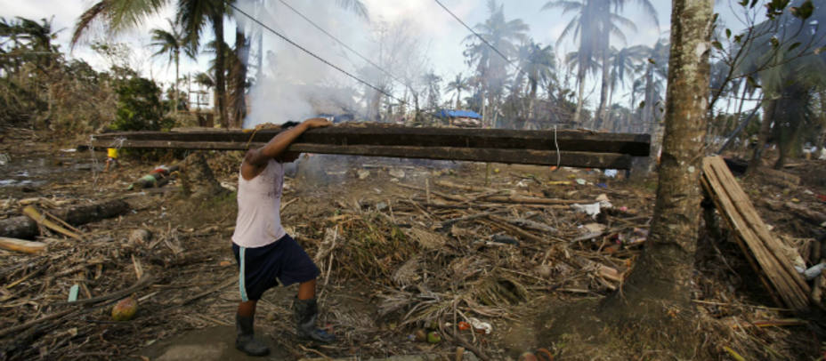 Samar oriental es una de las zonas devastadas por el tifón Haiyán. REUTERS