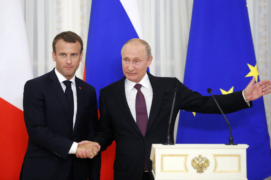 Putin y Macron instan a EEUU a seguir negociando con Irán y Corea del Norte