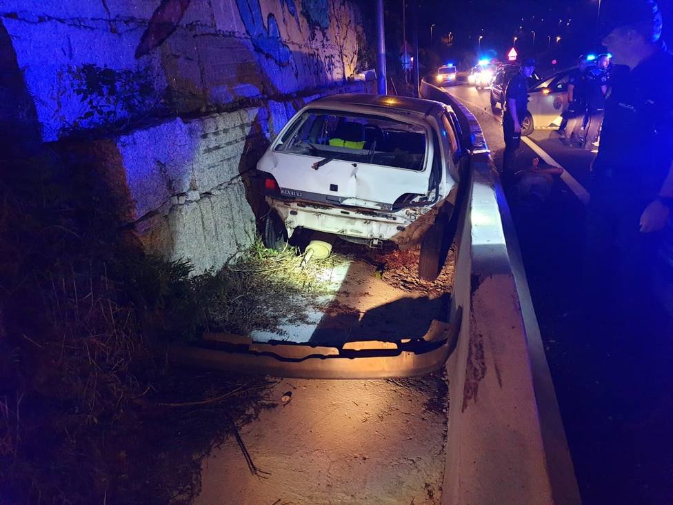 Detenido en Vigo un conductor tras una espectacular fuga en la que llegó a circular 14 kilómetros en sentido contrario