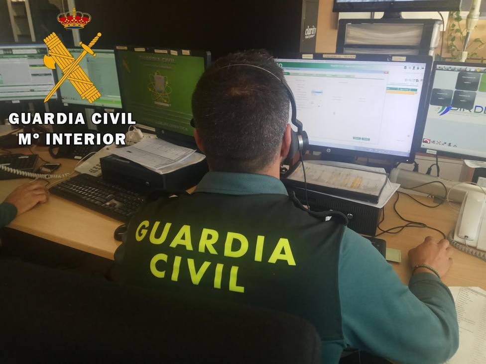 Foto de archivo de un agente especializado en delitos telemáticos - FOTO: Guardia Civil