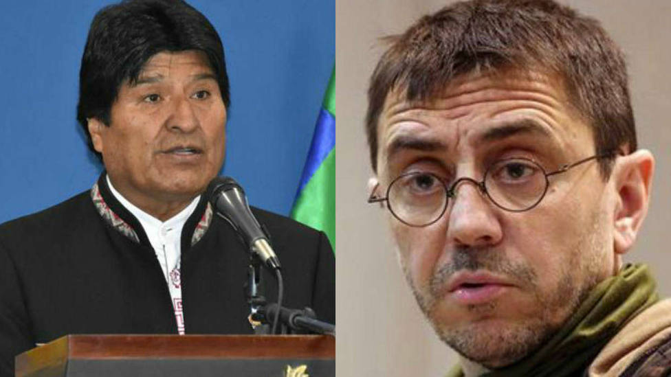 Evo Morales retrata a Juan Carlos Monedero por este comentario que ha indignado a las redes